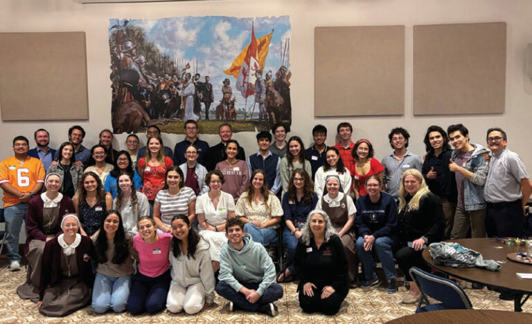 Students Reflect on Faith, Dignity during Retreat with Bishop