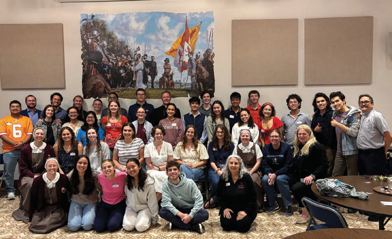 Students Reflect on Faith, Dignity during Retreat with Bishop