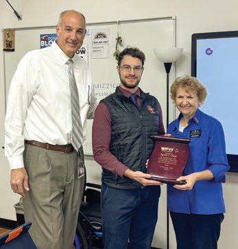 First-year Teacher Earns VFW Honor