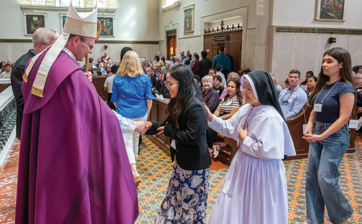 More Than 1,200 Prepare to Enter the Church at Easter